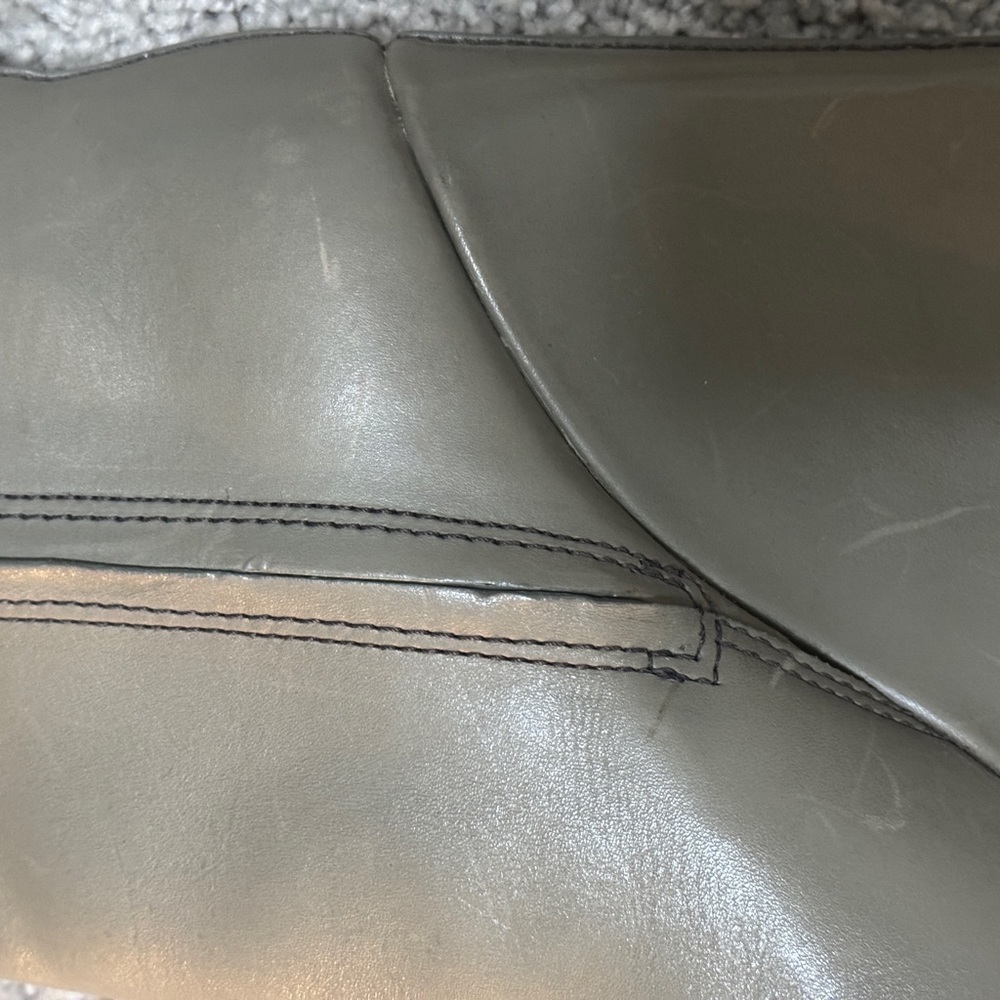 Tory Burch Tall Wedge Knee Boots in Taupe - Picture 5 of 6
